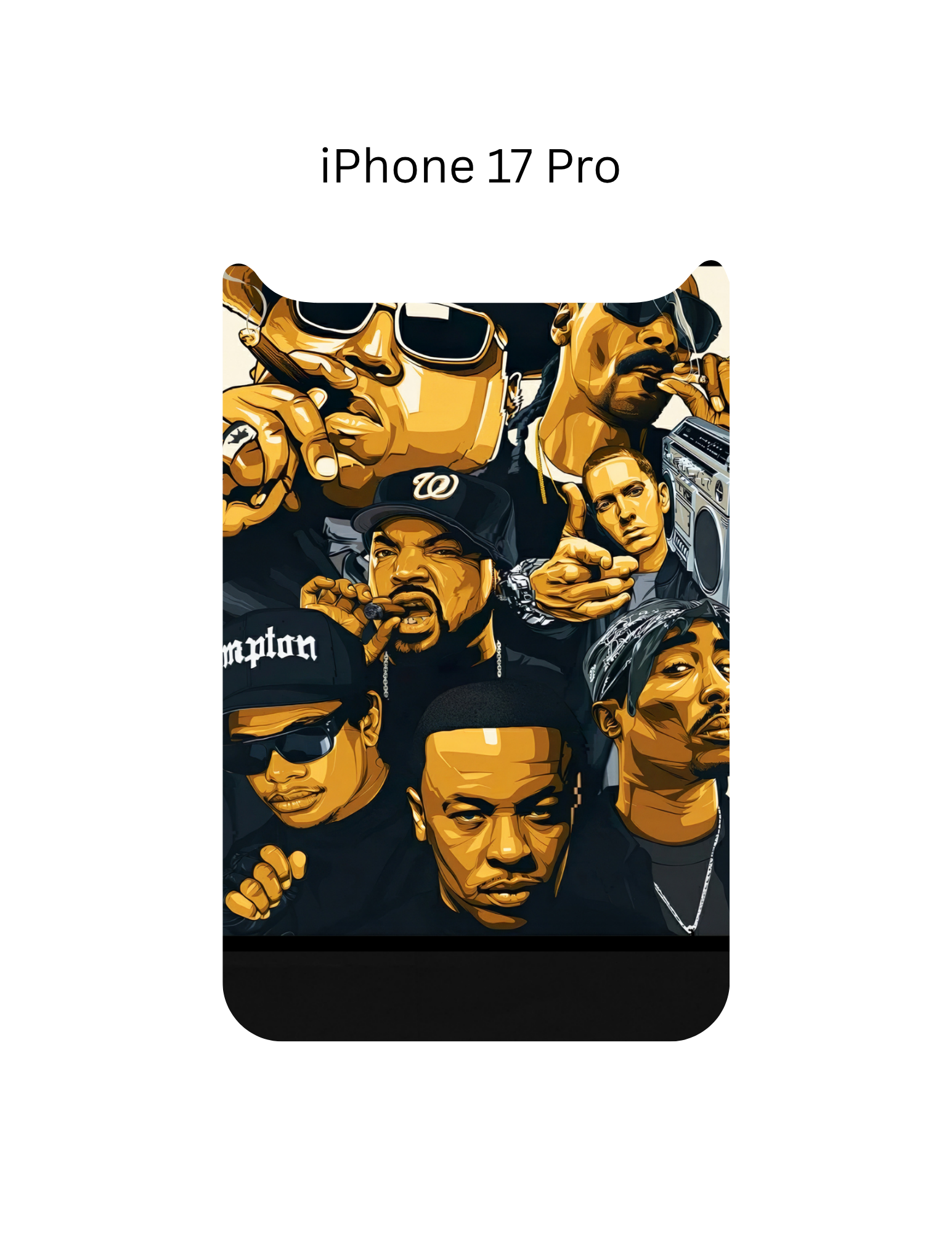 Iphone cases (Rappers)